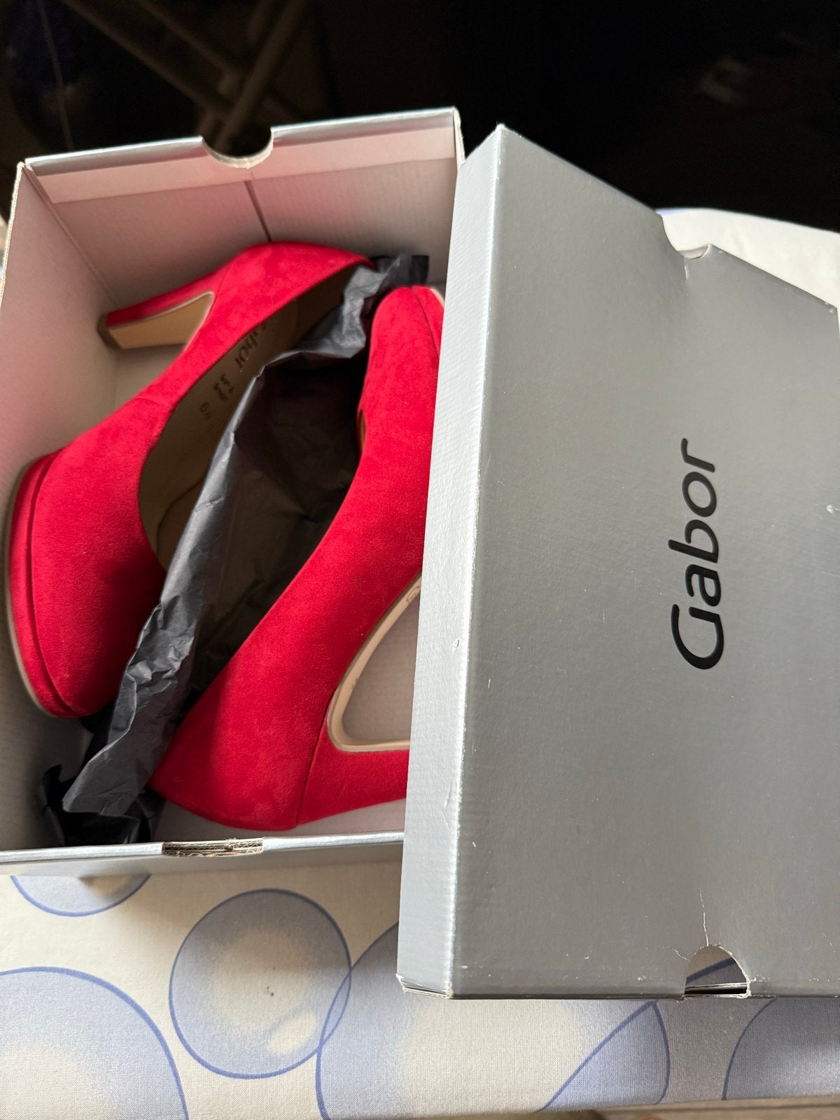 Splinternieuwe Gabor pumps - Maat 40 - Rood, Ophalen, Nieuw, Rood, Pumps