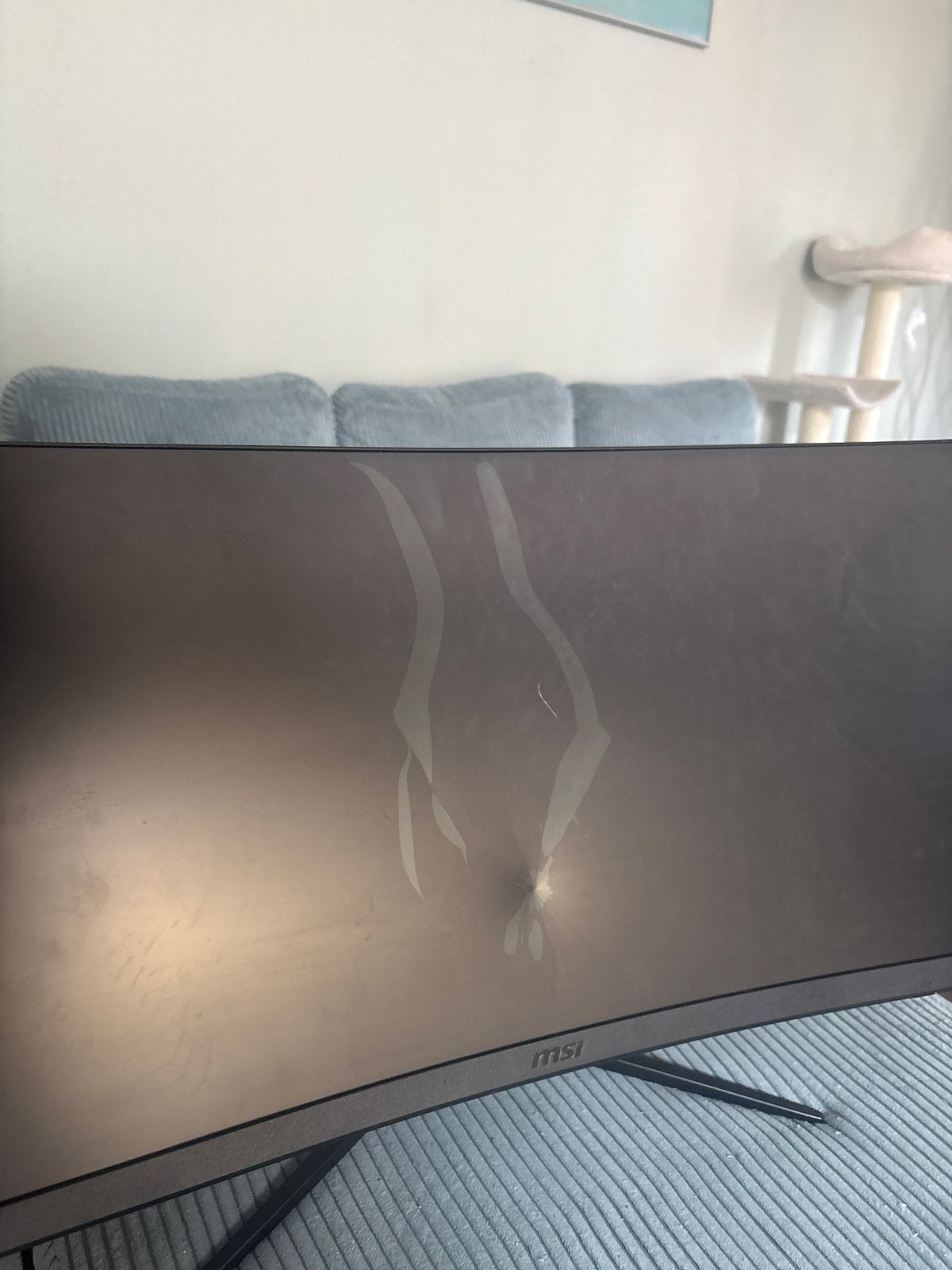 MSI monitor defect - voor onderdelen, Computers en Software, Monitoren, Ophalen of Verzenden, Niet werkend