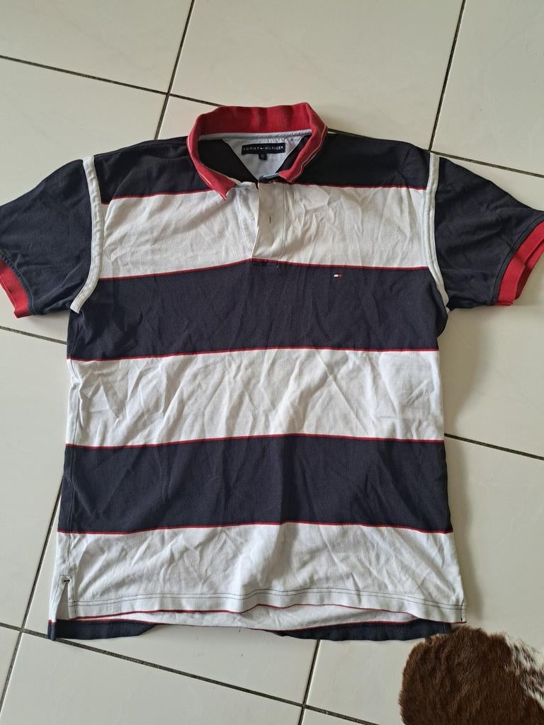 Tommy Hilfiger Polo xl, Kleding | Heren, Polo's, Gedragen, Maat 56/58 (XL), Blauw, Ophalen of Verzenden