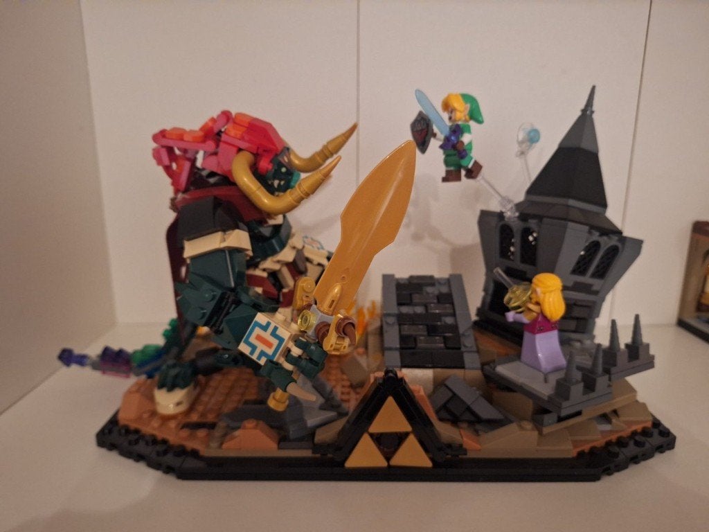 LEGO Zelda 77093 Ocarina of Time De Eindstrijd compleet, Kinderen en Baby's, Overige thema's, Lego, Ophalen of Verzenden, Zo goed als nieuw