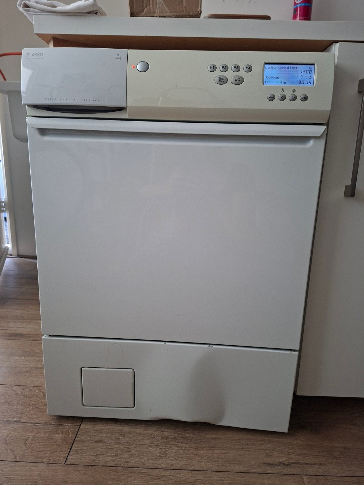 Asko wasmachine, werkt nog goed, Witgoed en Apparatuur, Wasmachines, Ophalen, Gebruikt, Handwasprogramma, Voorlader