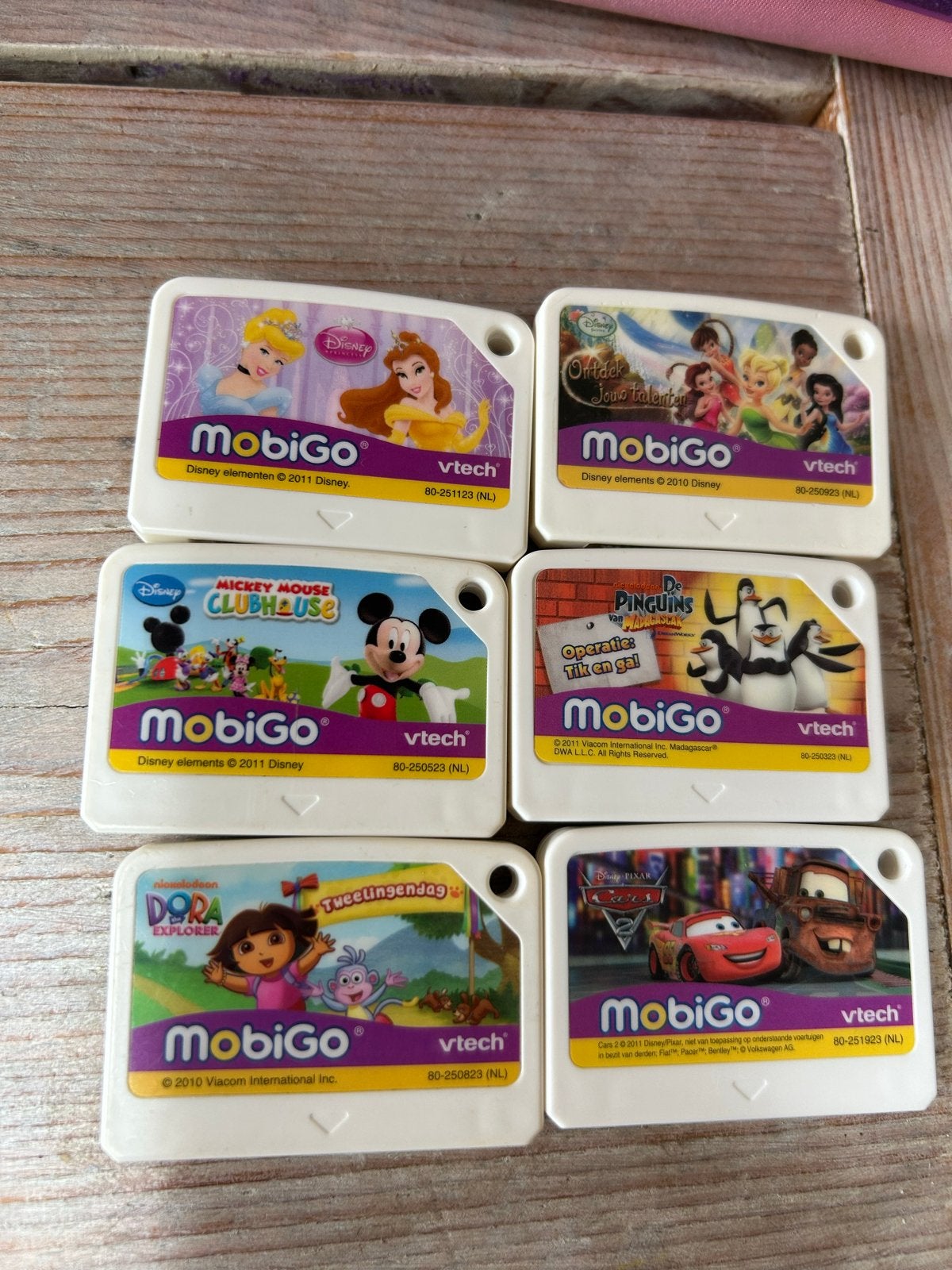 Mobigo spellen en cases (exclusief spelcomputer), Ophalen, Puzzel en Educatief, Gebruikt, 1 speler