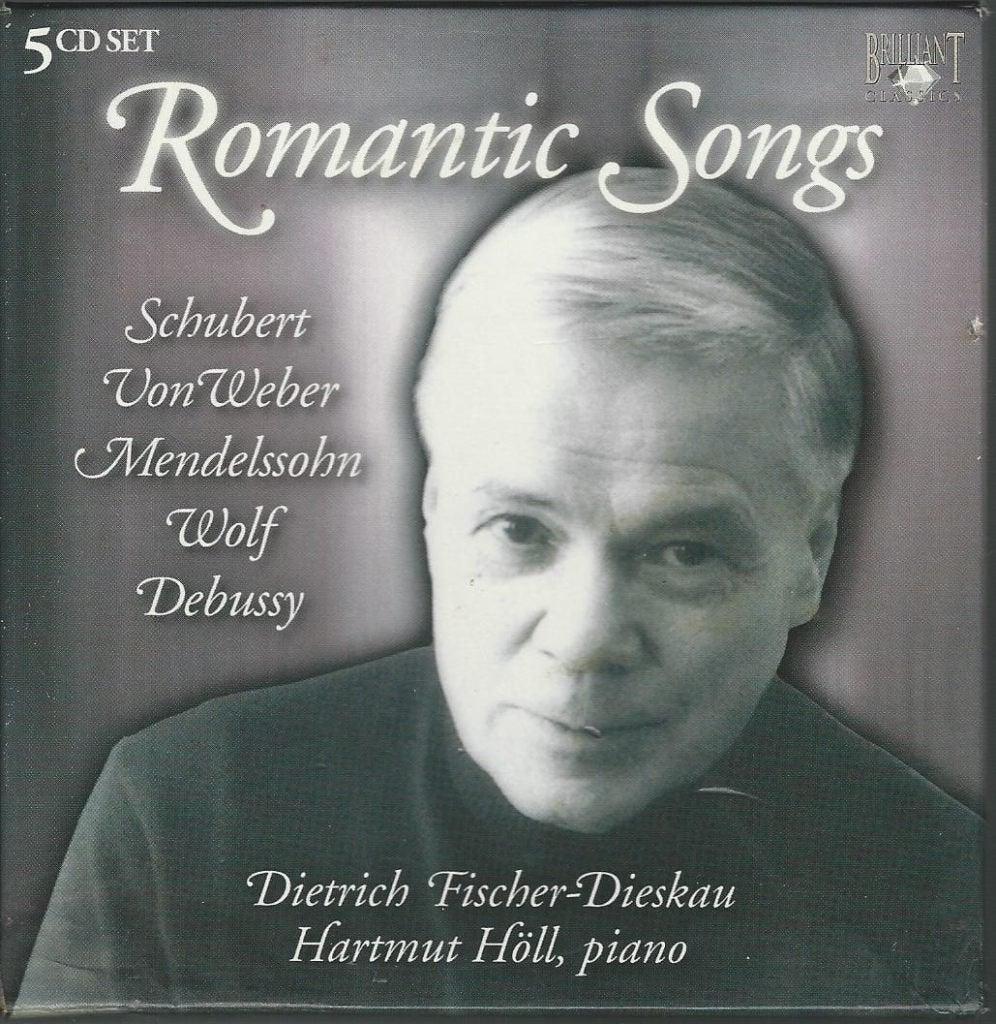 Romantic songs - Dietrich Fischer-Dieskau = 5cd BOX = 5,99, Ophalen of Verzenden, Classicisme, Zo goed als nieuw, Kamermuziek