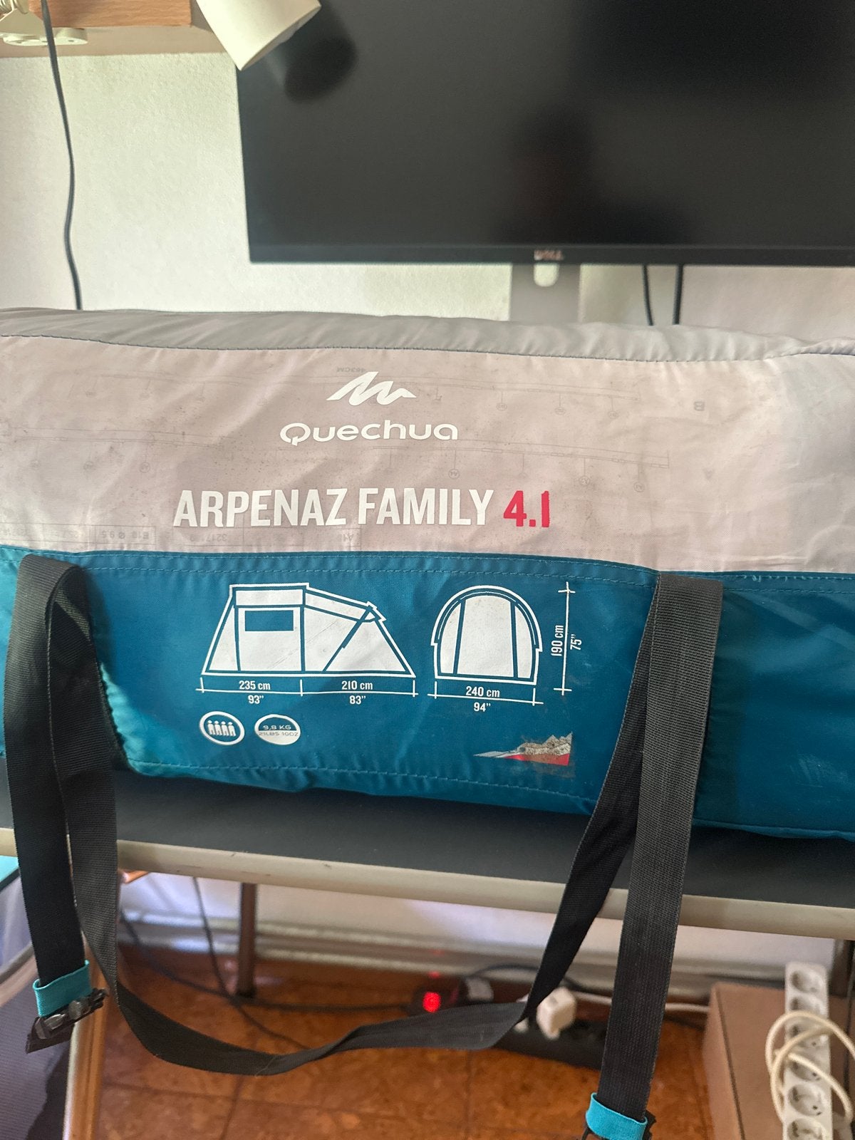 Quechua Arpenaz Family 4.1 Tent - Zo goed als nieuw!, Ophalen, Gebruikt, Tot en met 4
