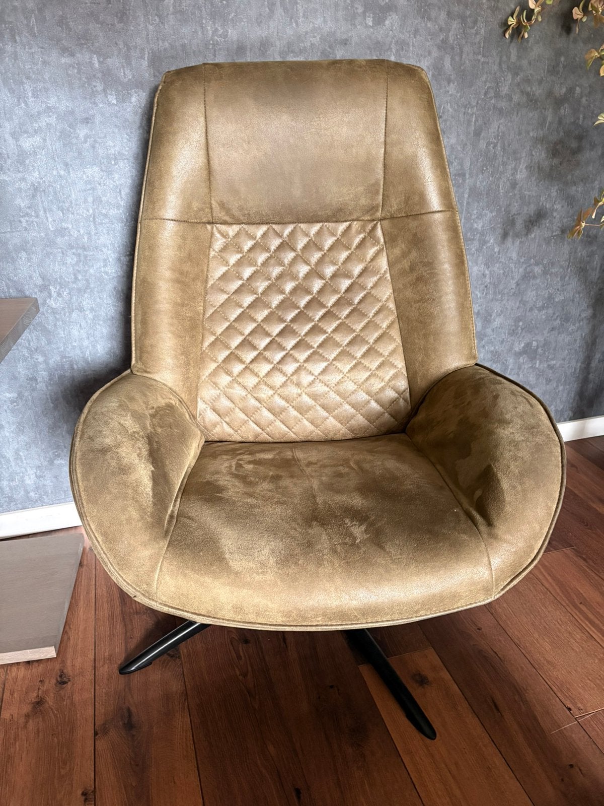 Draaifauteuil, Huis en Inrichting, Ophalen, Overige materialen, 75 tot 100 cm, Zo goed als nieuw