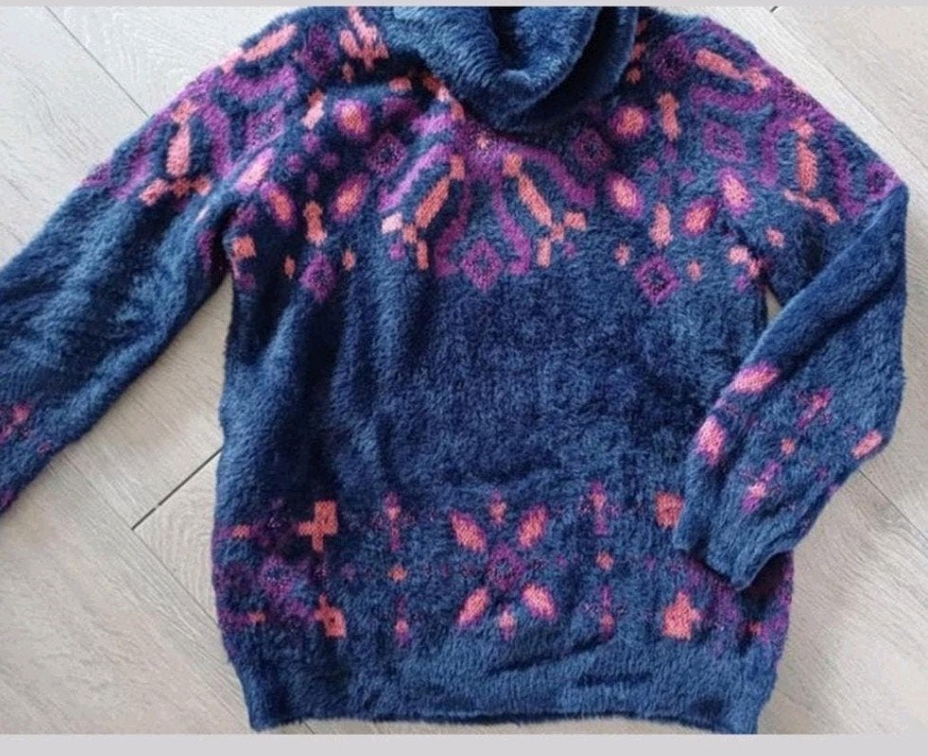 Heerlijk zachte trui van Micha maat S, izgs, Ophalen of Verzenden, Zo goed als nieuw, Maat 38/40 (M), Blauw