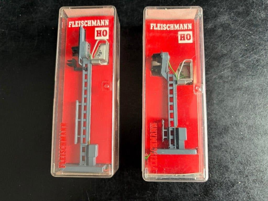 Fleischmann 6221 / 6226 H0 voorsein en hoofdsein., Hobby en Vrije tijd, Modeltreinen | H0, Wisselstroom, Fleischmann, Overige typen