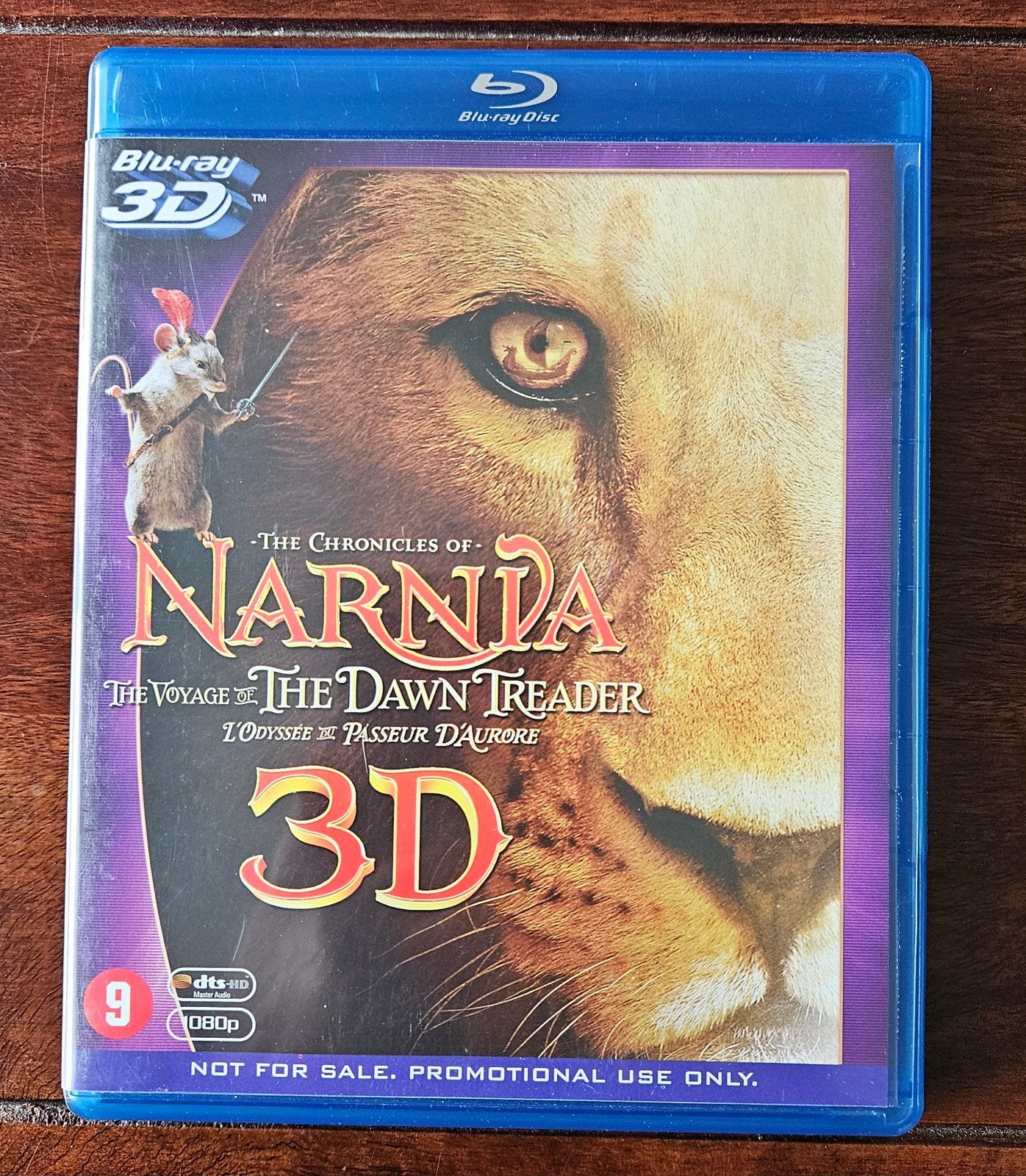 Narnia the voyage The Dawn Treader blue Ray 3 D, Ophalen of Verzenden, Zo goed als nieuw