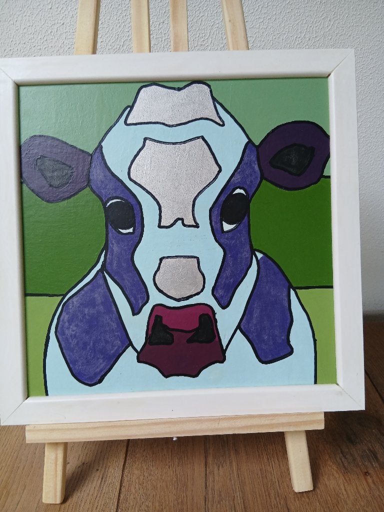 Schilderijtjes "Koe", Ophalen, Nieuw