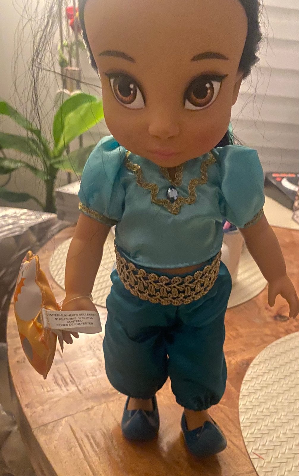 Disney baby Jasmine pop van Alladin, Ophalen of Verzenden, Zo goed als nieuw