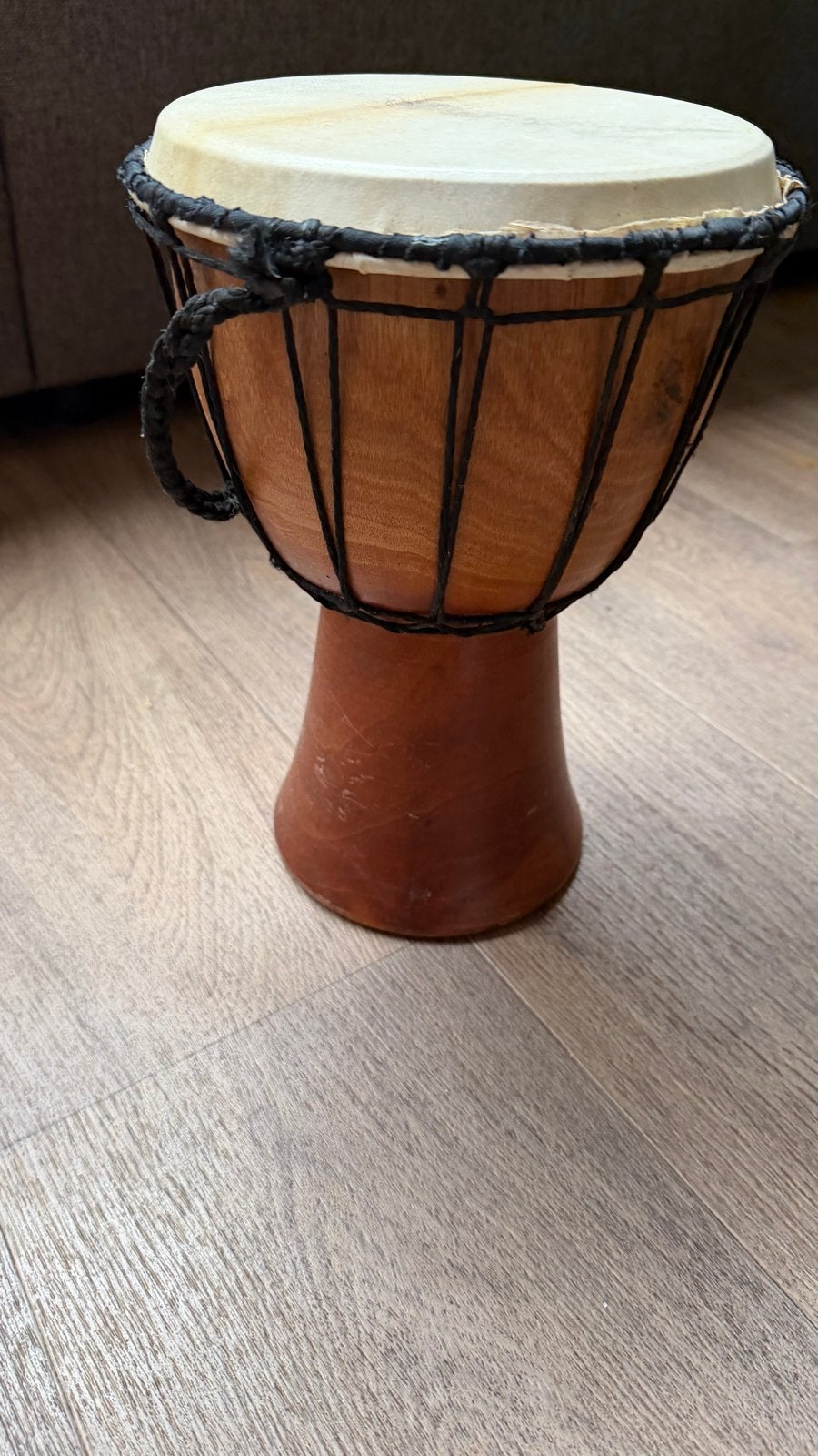Mooie handgemaakte djembe - 30 cm hoog, Ophalen of Verzenden, Gebruikt, Overige soorten