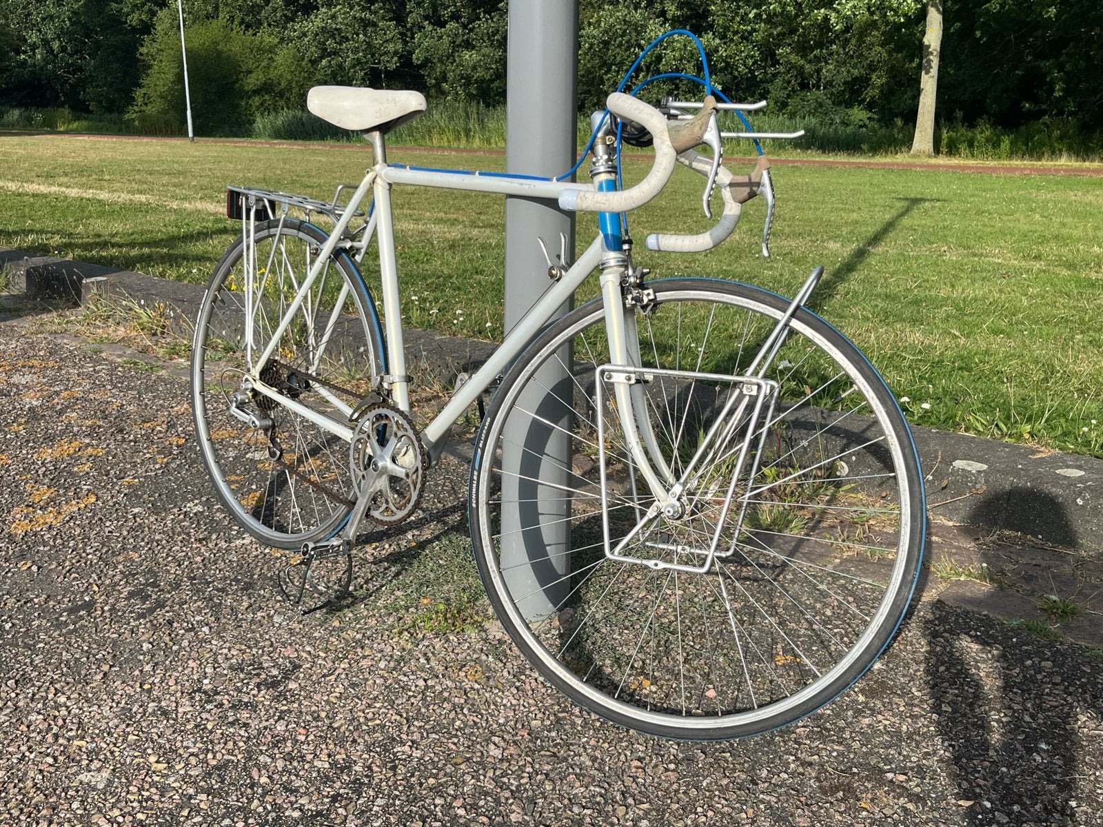 Vintage racefiets in goede staat, 28 inch, Gebruikt, 57 tot 61 cm, Ophalen