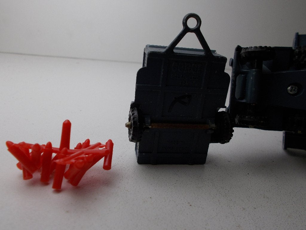 1976 Corgi Toys 907 SEMI-TRACK ROCKET LAUNCHER +TRAILER igst, Ophalen of Verzenden, Zo goed als nieuw, Bus of Vrachtwagen, Corgi