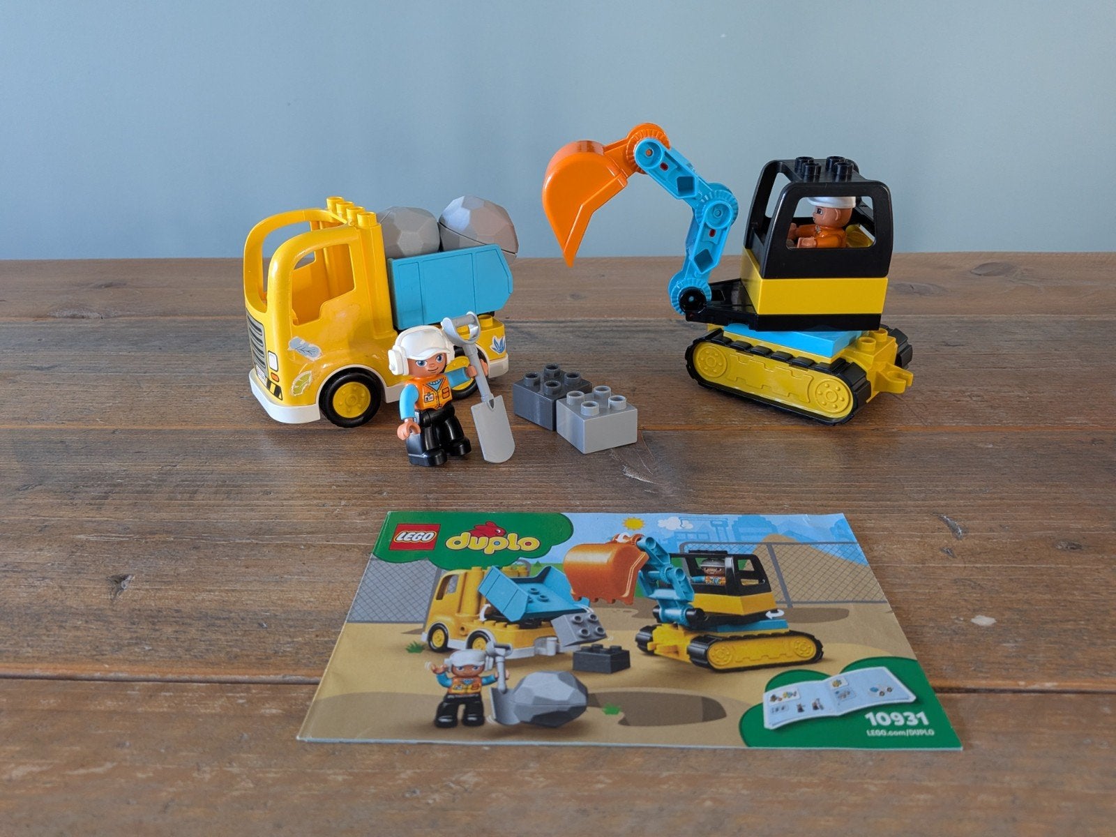 Duplo 10931 bouwvoertuigen, Ophalen of Verzenden, Zo goed als nieuw, Duplo