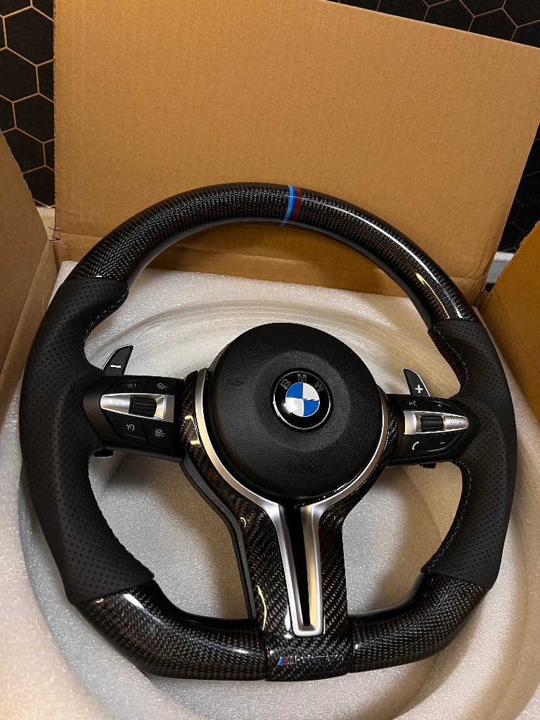 BMW Carbon Stuurwiel, Auto-onderdelen, Besturing, Ophalen of Verzenden, Nieuw, BMW