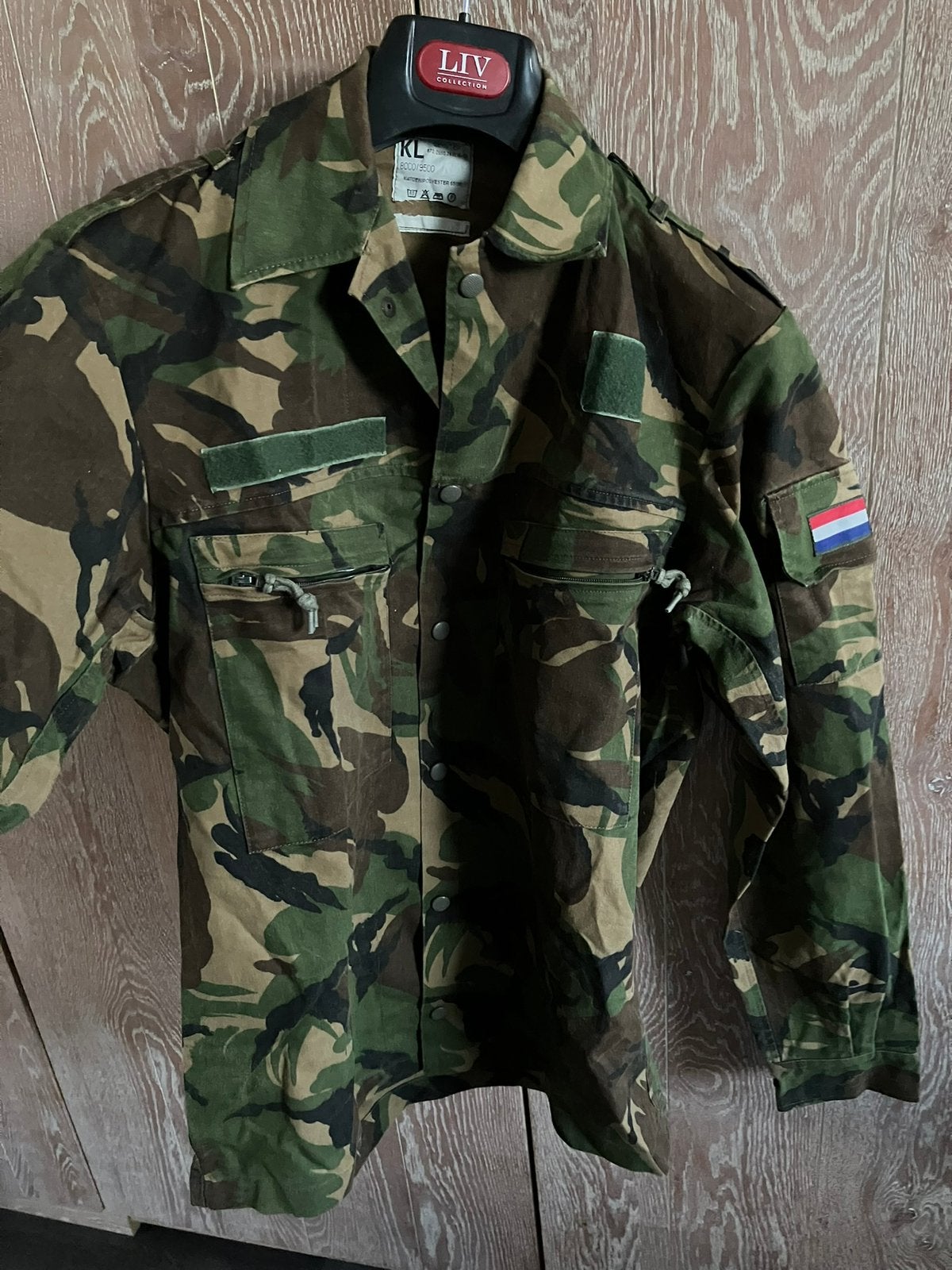 Defensie basisjasje camouflage KL, Ophalen of Verzenden, Landmacht, Nederland, Kleding of Schoenen