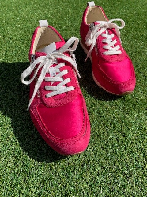 Prachtige z.g.a.n. sneakers van Gabor, 6 (39) Wijdte G, roze, Gabor, Nieuw, Ophalen of Verzenden, Sneakers of Gympen