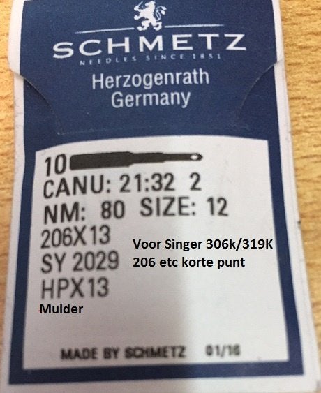 NAAIMACHINENAALDEN VOOR SINGER 306-K 319 ETC., Ophalen, Nieuw, Naaimachine, Singer