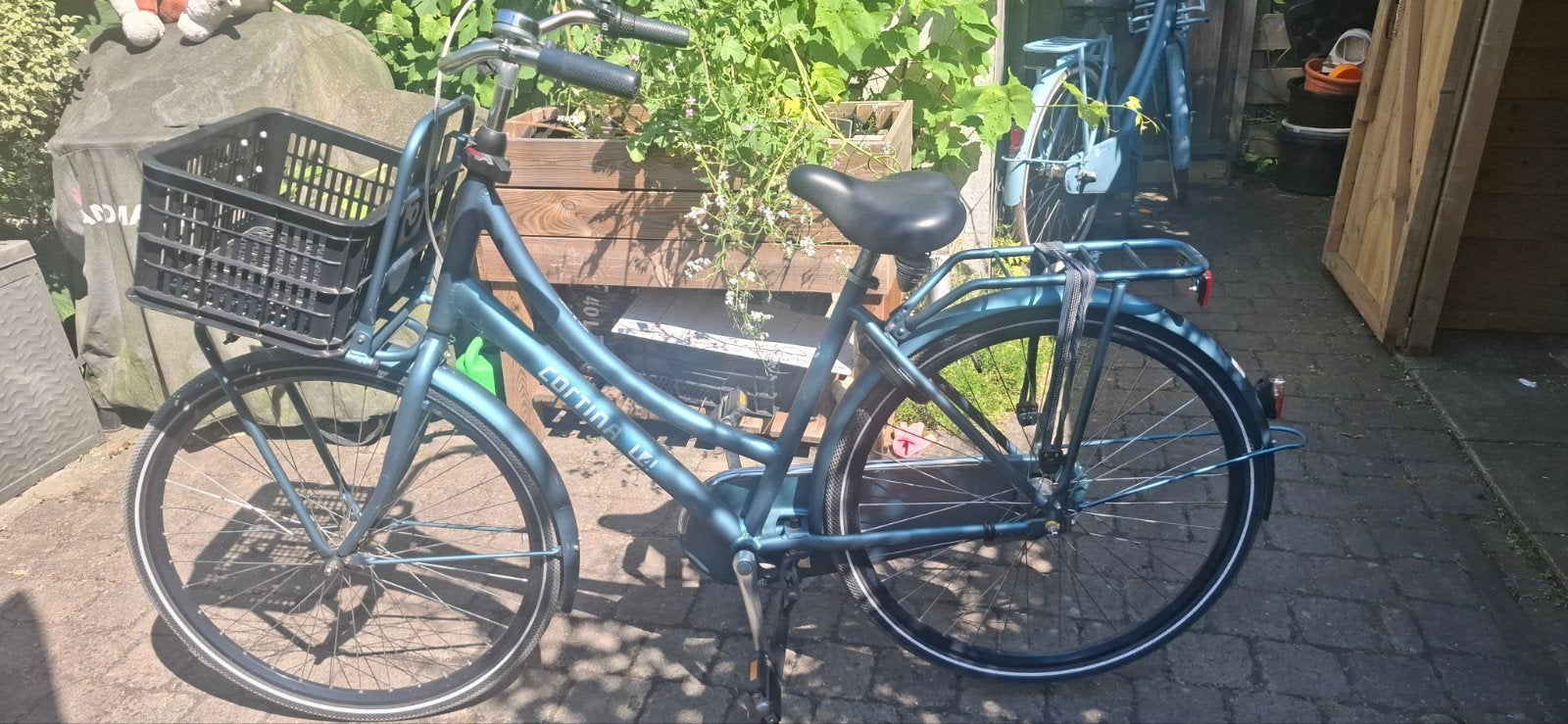 Cortina U4 Transportfiets 28 inch 52cm, Fietsen en Brommers, Terugtraprem, Gebruikt, Versnellingen, 50 tot 53 cm