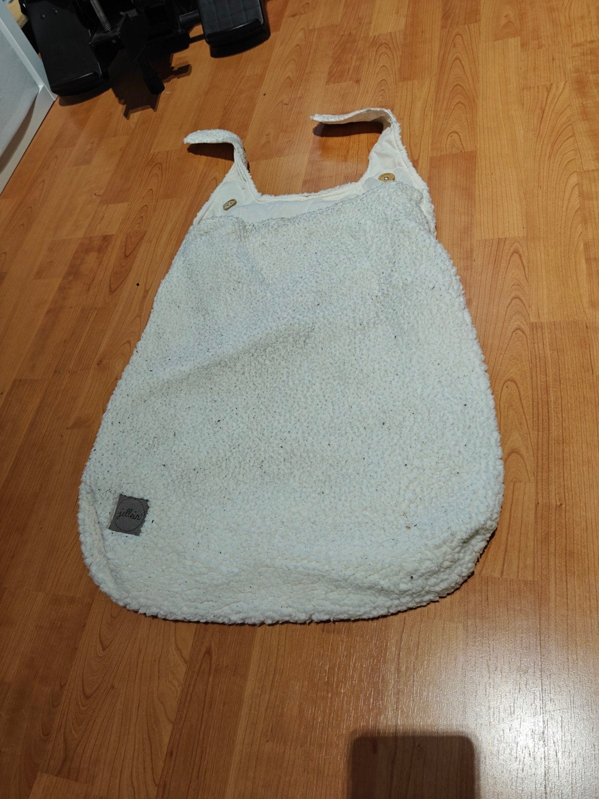 Jollein boxzak teddy wit, Kinderen en Baby's, Ophalen, Gebruikt, Overige vormen
