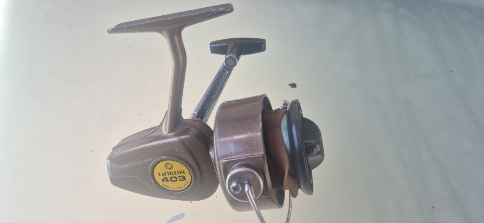 Vintage Daiwa 403 Molen - Klassieke Vismolen, Ophalen of Verzenden, Gebruikt, Molen