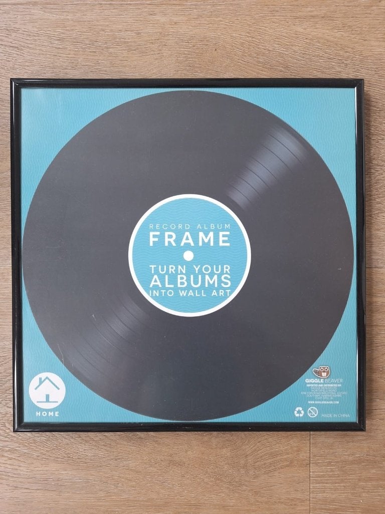 LP Display Frames x6, Huis en Inrichting, Woonaccessoires | Lijsten, Gebruikt, Posterlijst, Kunststof, Zwart, Met clips, Met ophangsysteem