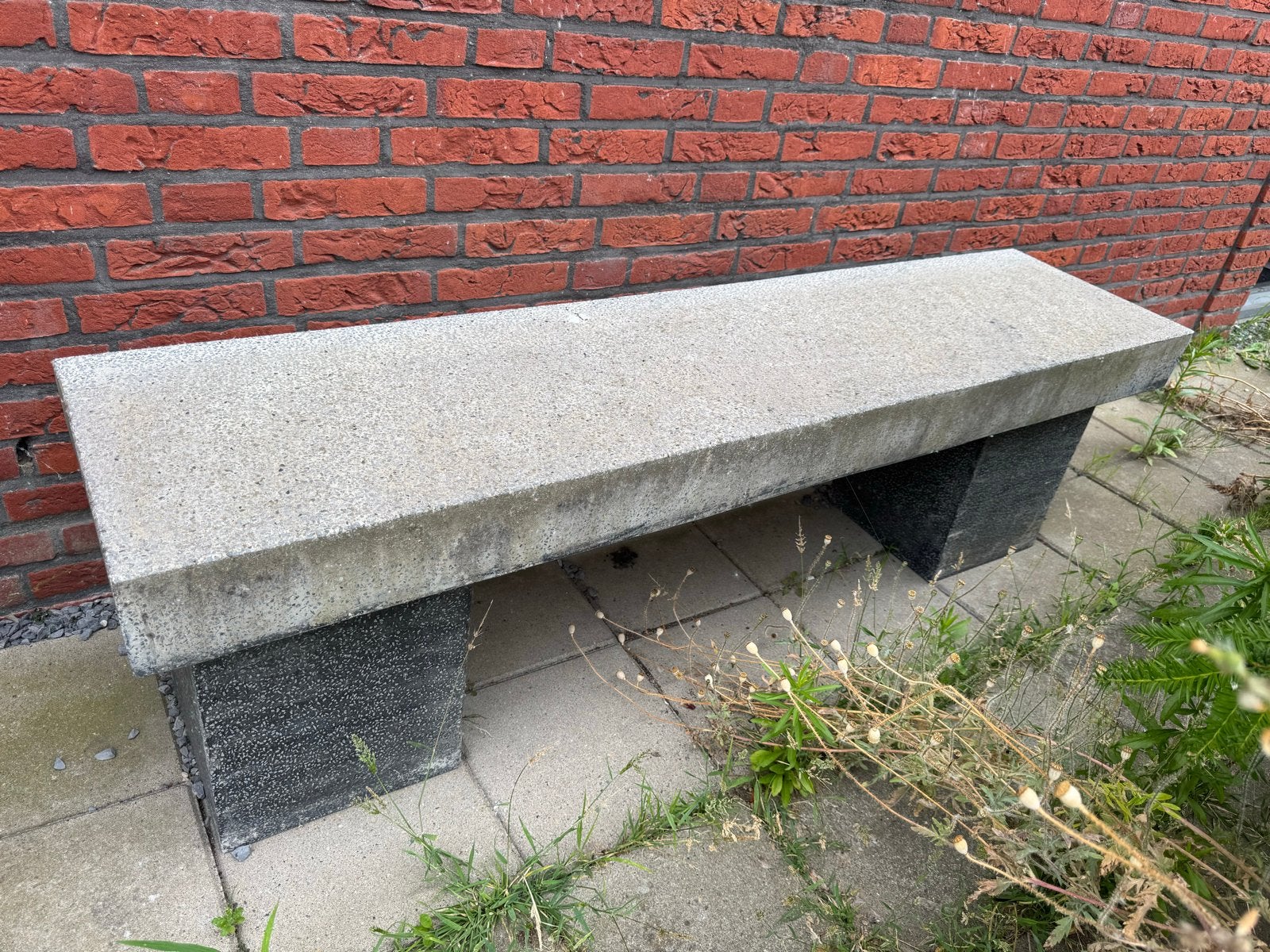 Stenen tuinbank - Ideaal voor elke tuin, Ophalen, Gebruikt, Overige materialen