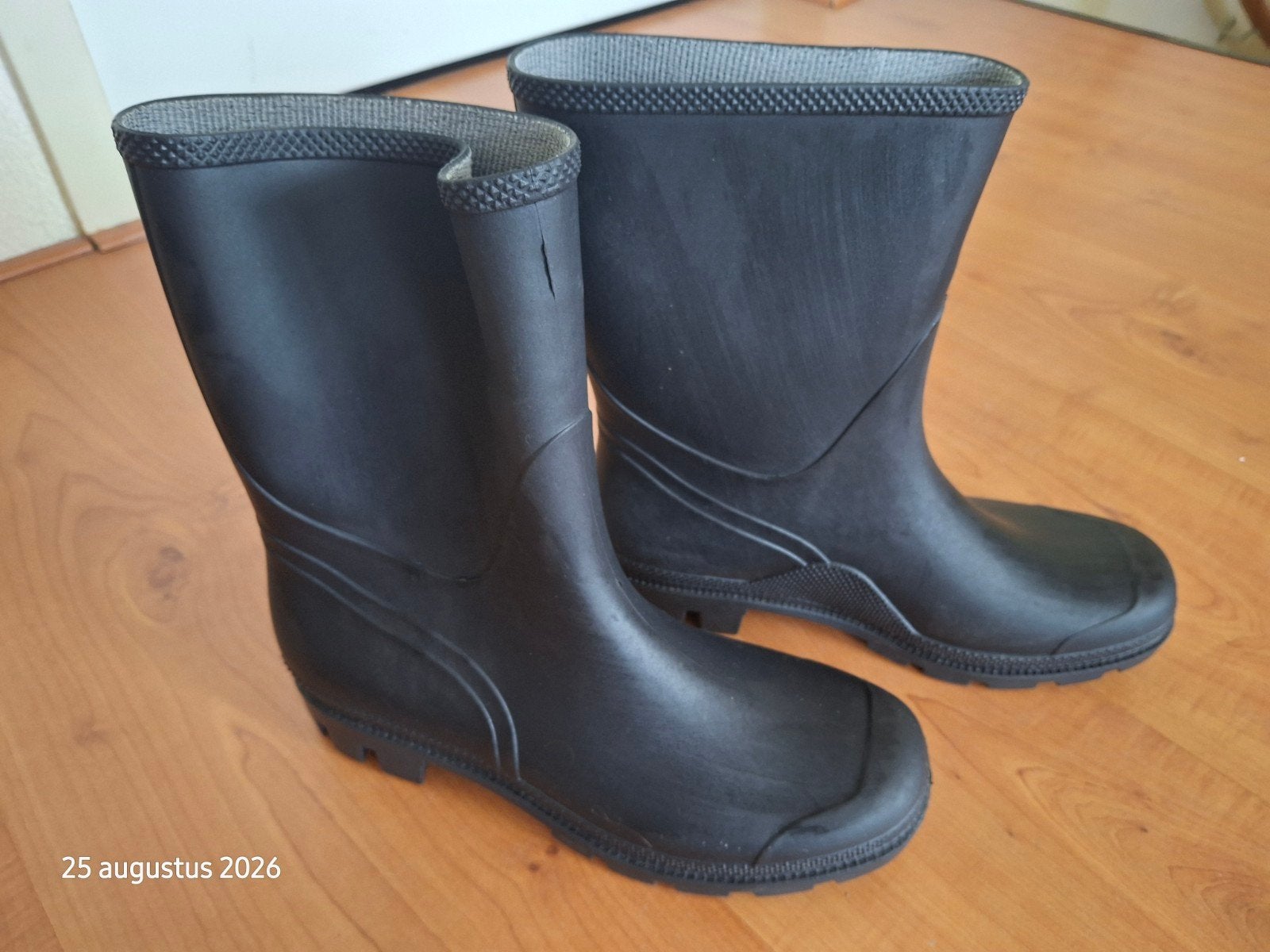 Zwarte regenlaarzen, maat 41, Zwart, Nieuw, Ophalen of Verzenden, Regenlaarzen