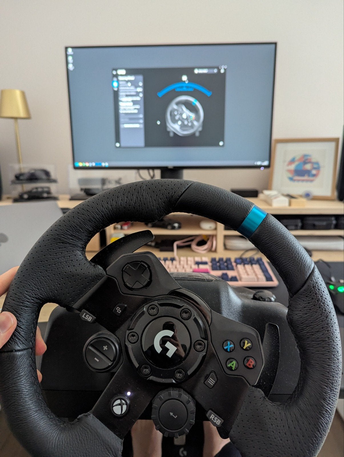 Logitech G923, Ophalen, Racestuur, Force feedback, Zo goed als nieuw