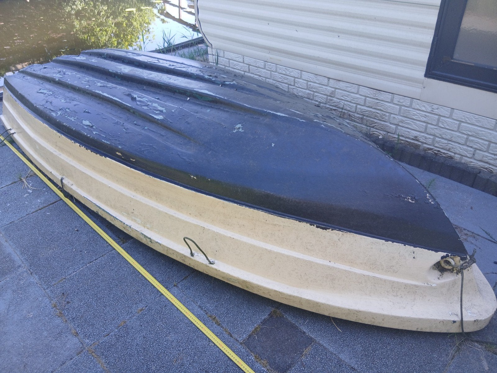 Polyester roeiboot / bijboot  2,5-3 meter – opknapper, Watersport en Boten, Ophalen, Gebruikt, Overige typen, Minder dan 15 m²