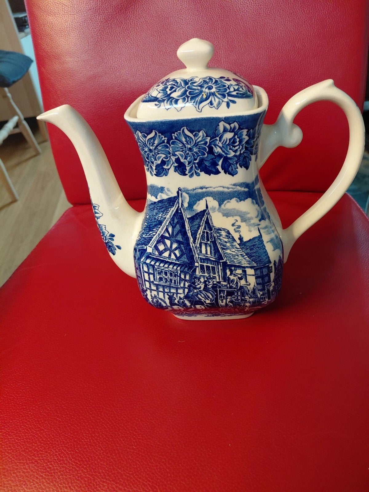 Iron stone Dickens series theepot, Ophalen
