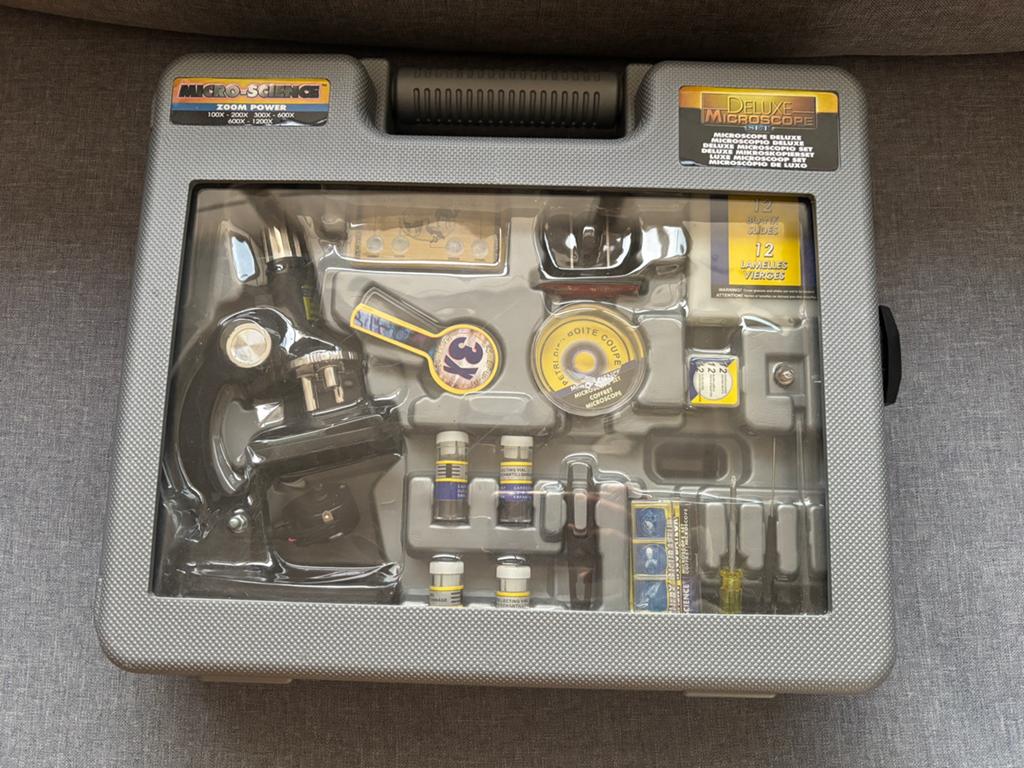 Deluxe microscoopset, Ophalen of Verzenden, Gebruikt, Ontdekken