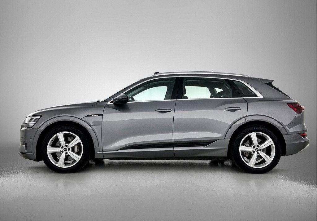 Audi e-tron 55 quattro Advanced edition 95 kWh | SOH 95,6% |, Auto's, Audi, Automaat, Stof, Zwart, 95 kWh