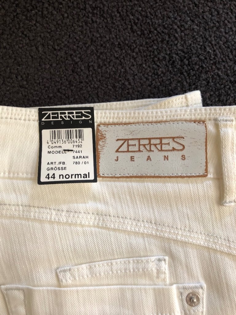 Zerres broek model Sarah maat 44, Wit, Maat 42/44 (L), Nieuw, Ophalen of Verzenden