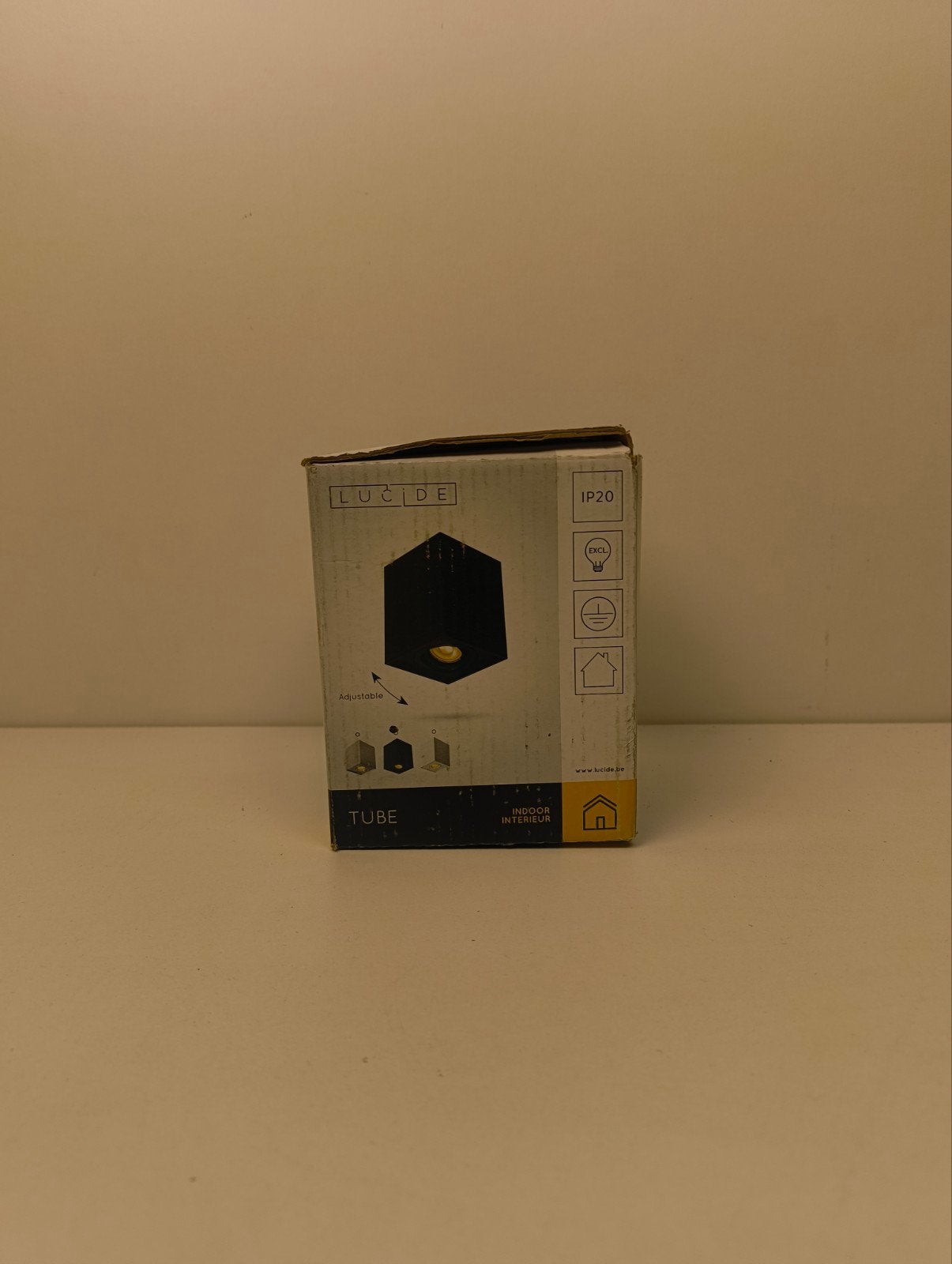 Lucide Tube GU10 Max. 50W Zwart - Nieuw in doos, Huis en Inrichting, 30 tot 60 watt, Lucide, Info@lucide.be, GU10