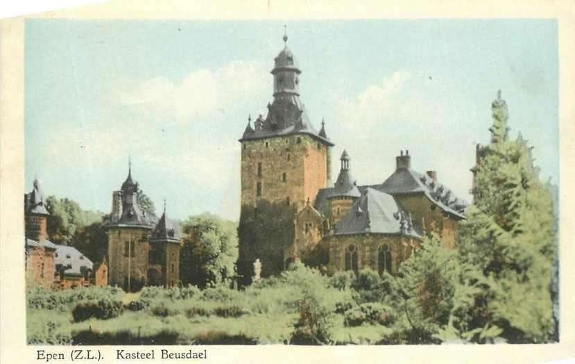 377-533-017 Epen ZL Kasteel Beusdael, Ophalen of Verzenden, Voor 1920, Limburg