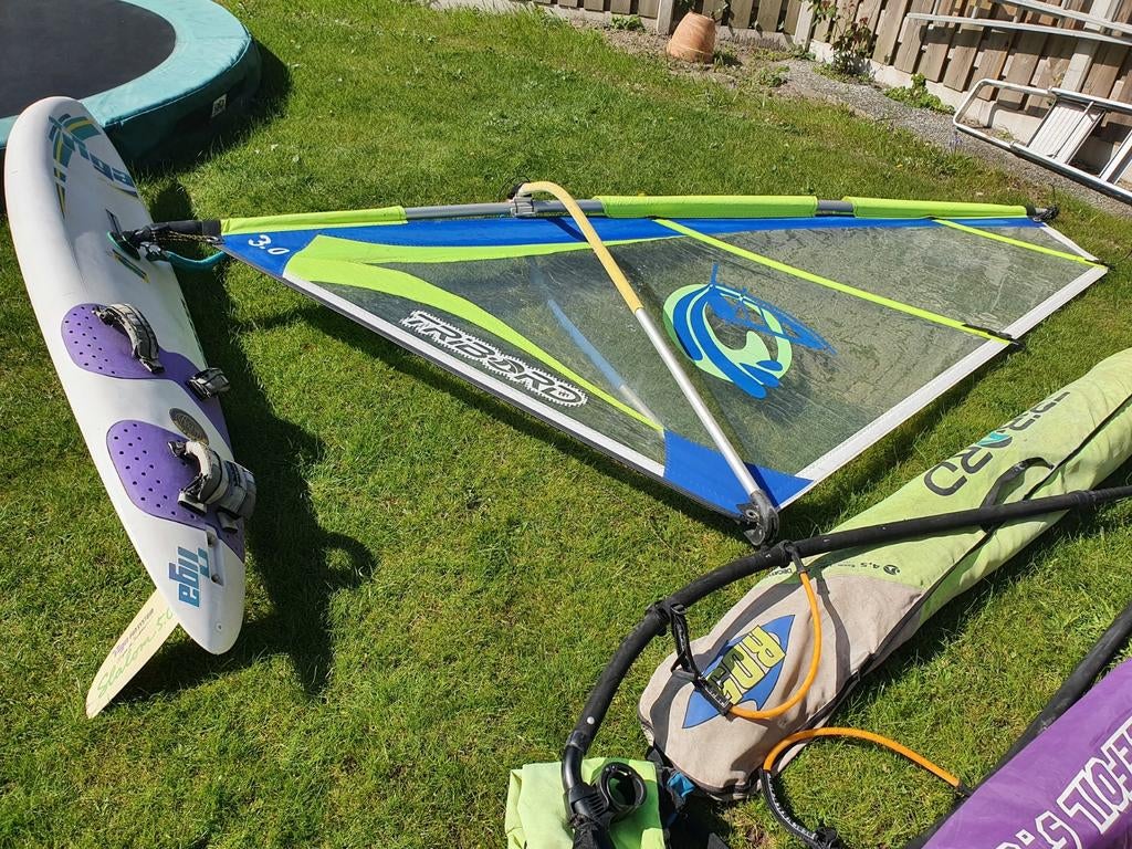 TIGA Slalom 270 surfset., Watersport en Boten, Windsurfen, Ophalen, Gebruikt