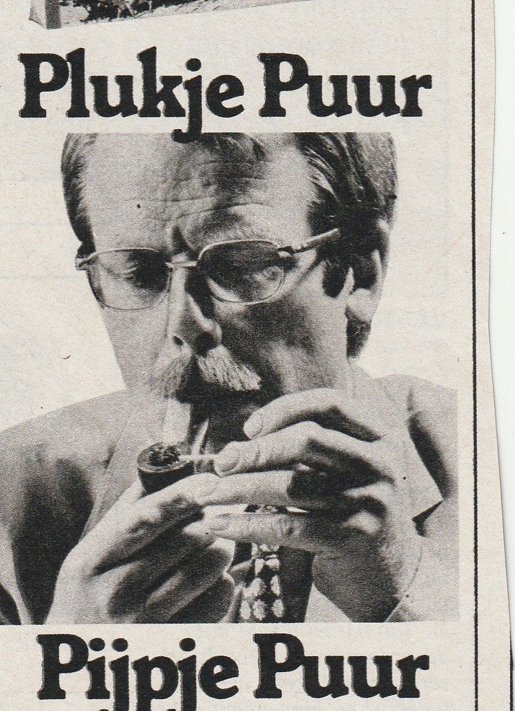 Retro reclame 1979 Niemeyer Voortreekers Groningen pijptabak, Verzenden, Overige typen
