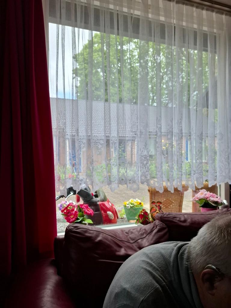 glasgordijnen, Wit, Vintage, Ophalen of Verzenden, Zo goed als nieuw