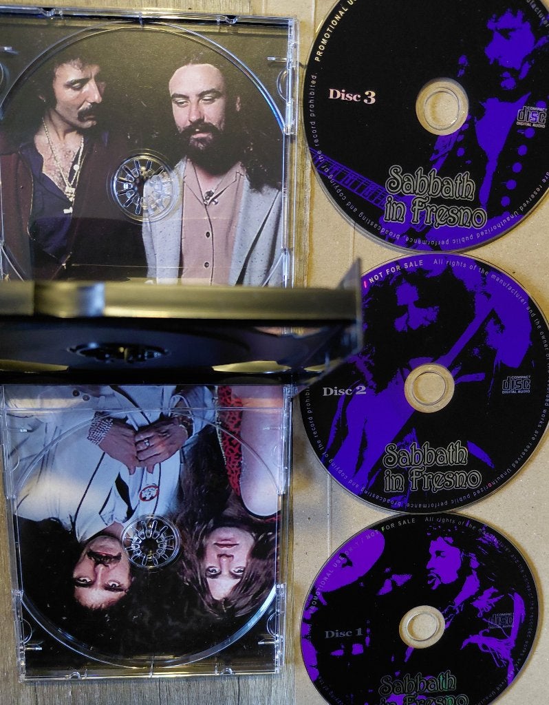 Black Sabbath live 1976/1978 3cd Witchfinder General Trouble, Heavy metal, Verzenden, Eerste persing, Zo goed als nieuw