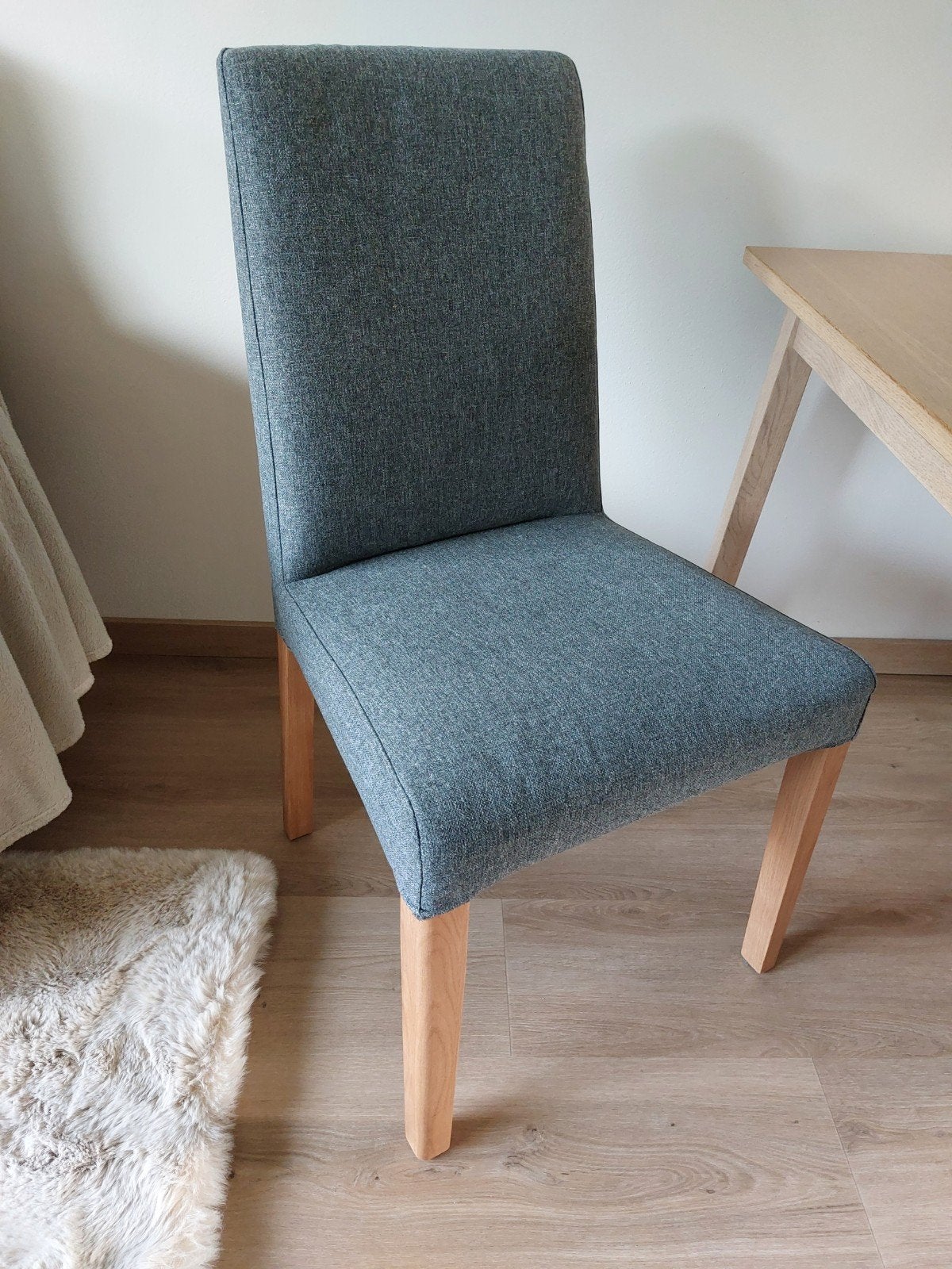 IKEA Tranetorp eettafel - uitschuifbaar met 4 stoelen, Ophalen, Gebruikt, 100 tot 150 cm, Modern, Scandinavisch