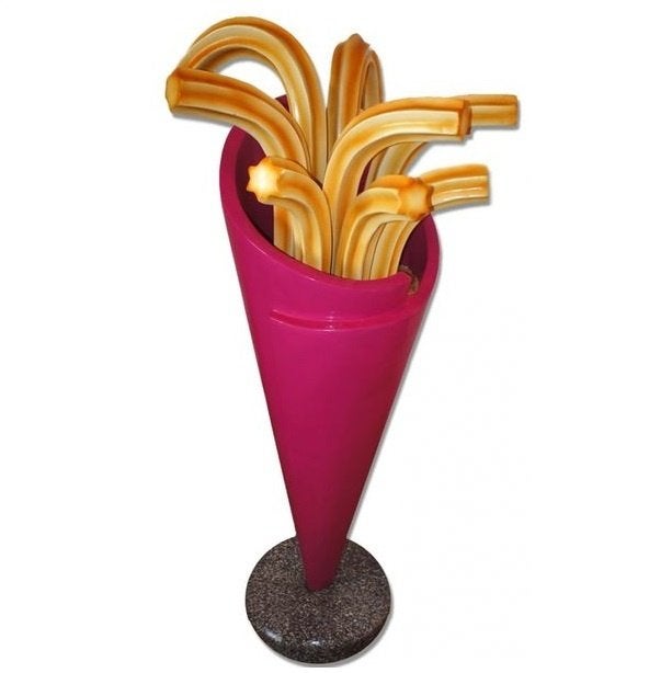 Churros 140 cm - churros display op base polyester, Verzamelen, Ophalen, HorecaBeelden, Overige typen, Nieuw