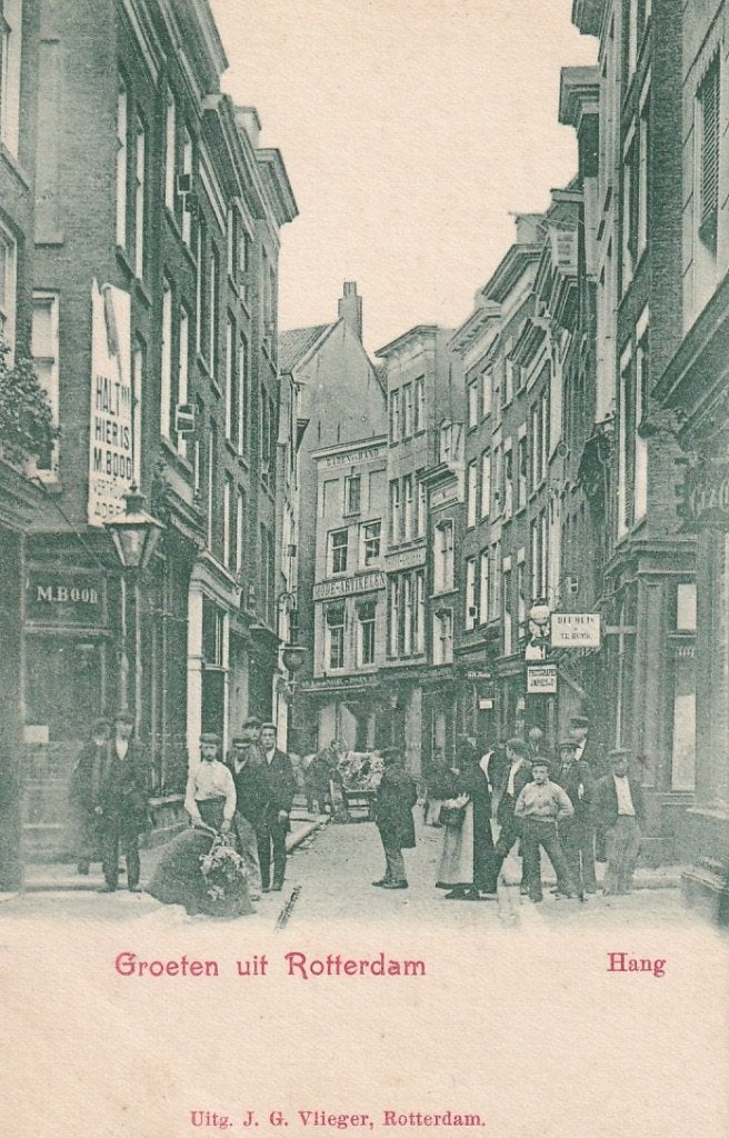 728Q Rotterdam, Hang, Vlieger-kaart - volksleven-achtig, Ophalen of Verzenden, Voor 1920, Ongelopen, Zuid-Holland