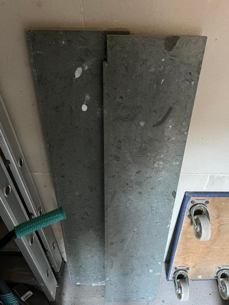 Natuurstenen strips, Doe-het-zelf en Verbouw, Platen en Panelen, Ophalen, Gebruikt