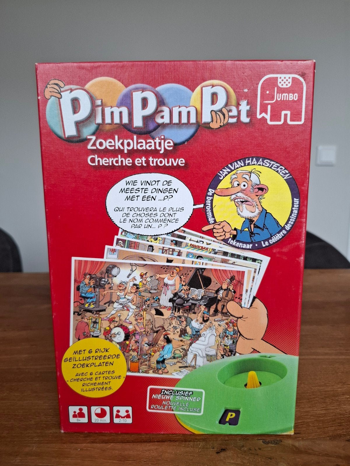 Pim Pam Pet Zoekplaatje Jan van Haasteren - Prima Staat, Vijf spelers of meer, Ophalen of Verzenden, Zo goed als nieuw, Jumbo