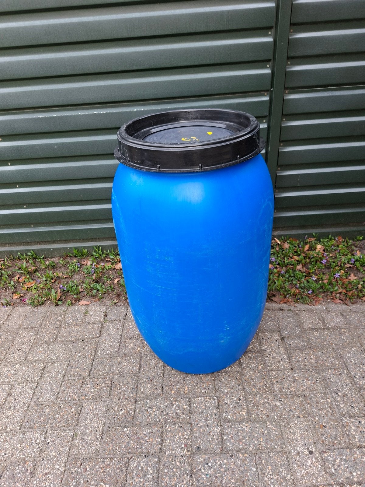 1 Ton met Deksel, Tuin en Terras, Regentonnen, 150 liter of meer, Ophalen, Gebruikt