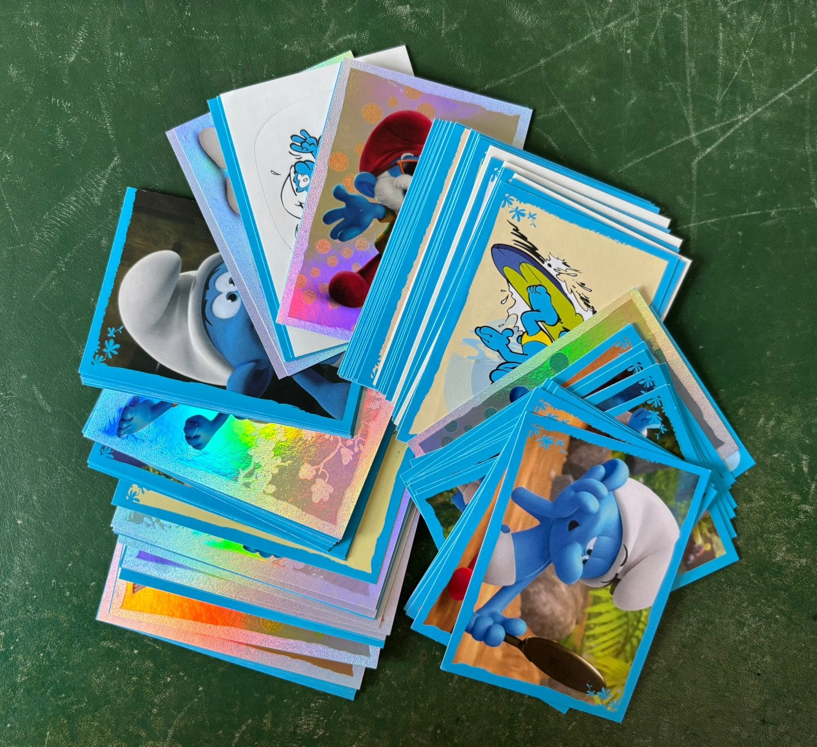 97 panini plaatjes Smurfen 2023, Ophalen of Verzenden, Meerdere plaatjes