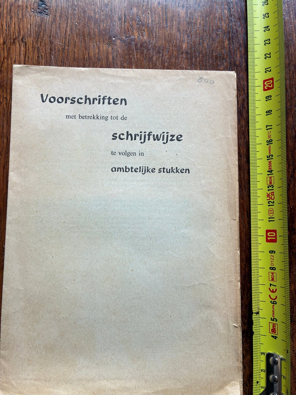 Voorschriften Schrijfwijze Ambtelijke Stukken 1955, Ophalen of Verzenden, Gelezen, Overige typen