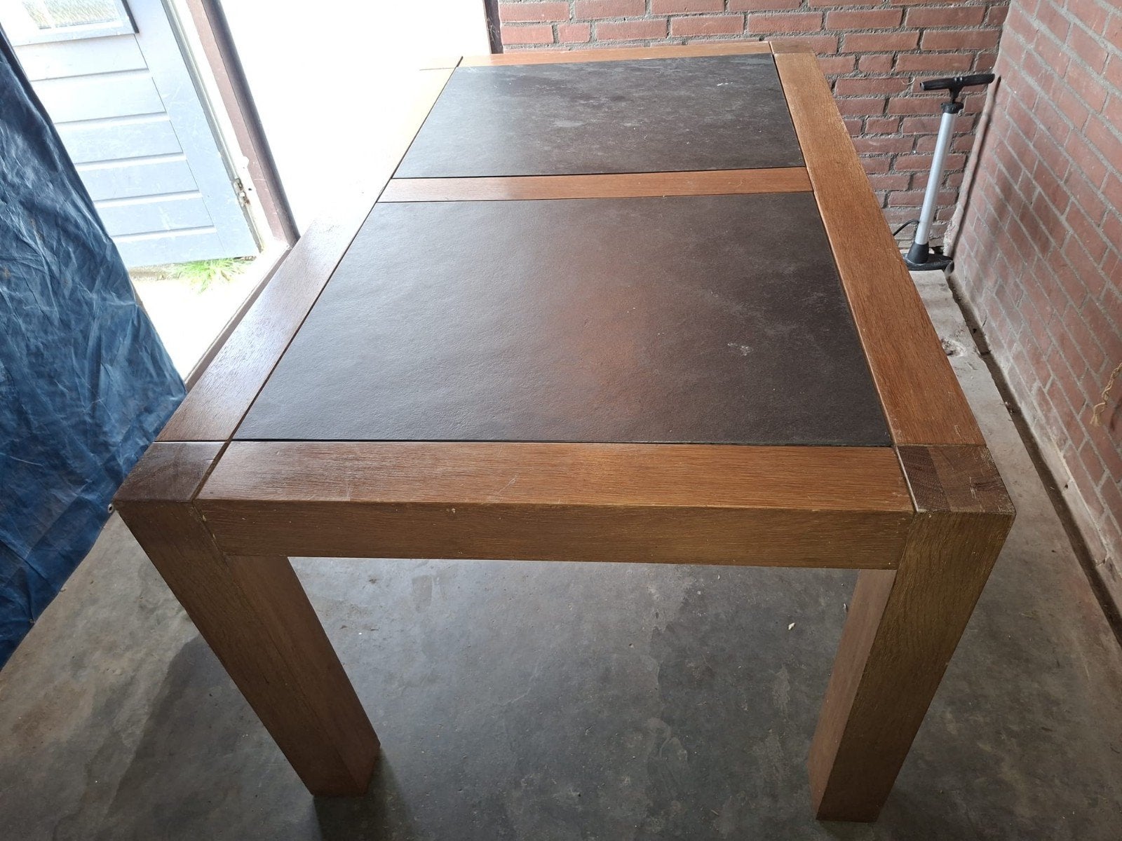 Eettafel 160x100x78,5, Ophalen, Gebruikt, 50 tot 100 cm, 150 tot 200 cm