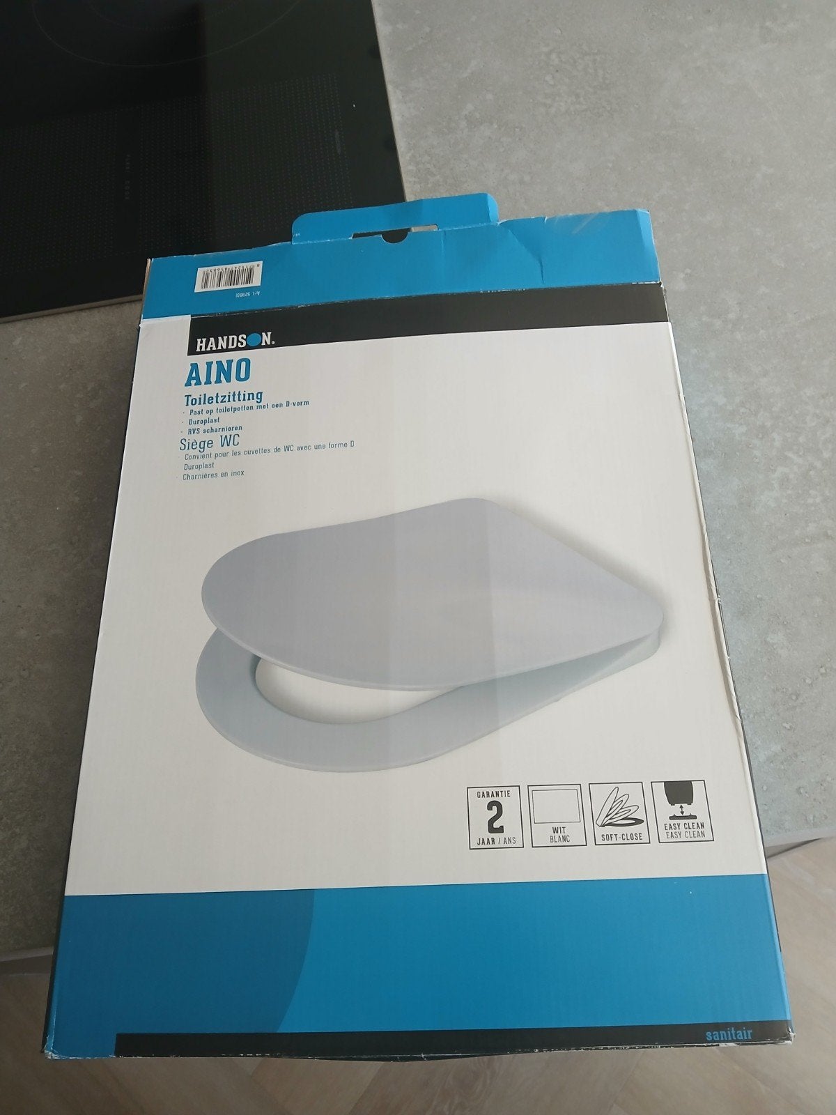Nieuwe AINO Toiletzitting - Wit, Soft-Close & Easy Clean, Ophalen of Verzenden, Nieuw, Toilet